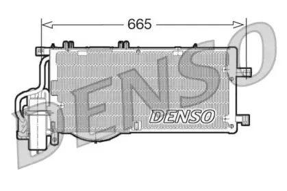 DCN20016 DENSO Конденсатор, кондиционер DCN20016 DENSO Конденсатор, кондиционер