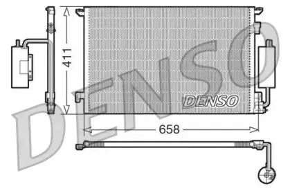 DCN20034 DENSO Конденсатор, кондиционер DCN20034 DENSO Конденсатор, кондиционер