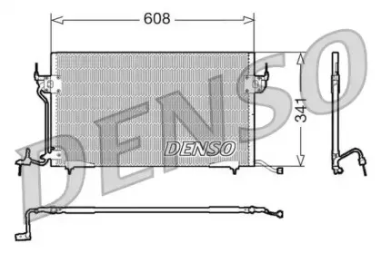 DCN21010 DENSO Конденсатор, кондиционер DCN21010 DENSO Конденсатор, кондиционер