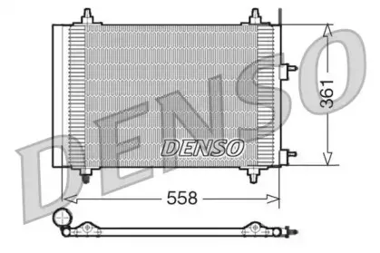 DCN21015 DENSO Конденсатор, кондиционер DCN21015 DENSO Конденсатор, кондиционер