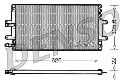 DCN23001 DENSO Конденсатор, кондиционер DCN23001 DENSO Конденсатор, кондиционер