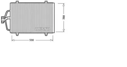 DCN23003 DENSO Конденсатор, кондиционер DCN23003 DENSO Конденсатор, кондиционер