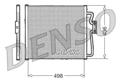 DCN23009 DENSO Конденсатор, кондиционер DCN23009 DENSO Конденсатор, кондиционер