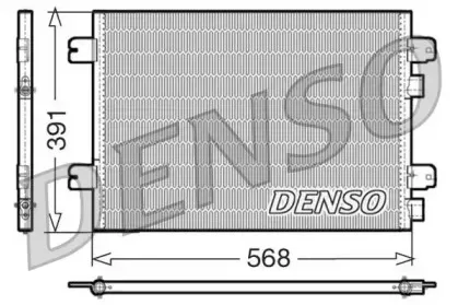 DCN23011 DENSO Конденсатор, кондиционер DCN23011 DENSO Конденсатор, кондиционер
