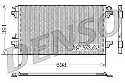 DCN23015 DENSO Конденсатор, кондиционер DCN23015 DENSO Конденсатор, кондиционер