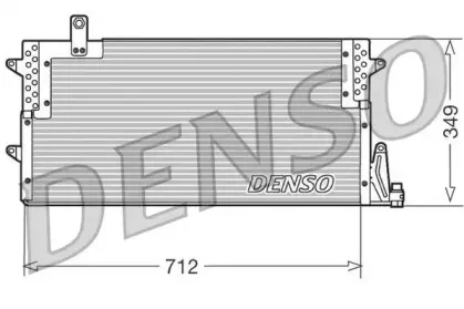 DCN32007 DENSO Конденсатор, кондиционер DCN32007 DENSO Конденсатор, кондиционер