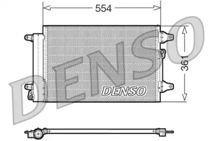 DCN32015 DENSO Конденсатор, кондиционер DCN32015 DENSO Конденсатор, кондиционер