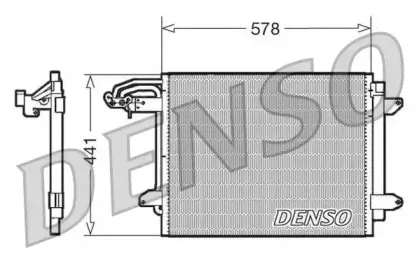DCN32030 DENSO Конденсатор, кондиционер DCN32030 DENSO Конденсатор, кондиционер