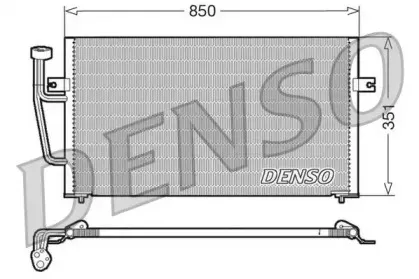 DCN33007 DENSO Конденсатор, кондиционер DCN33007 DENSO Конденсатор, кондиционер