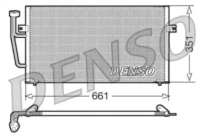 DCN33008 DENSO Конденсатор, кондиционер DCN33008 DENSO Конденсатор, кондиционер