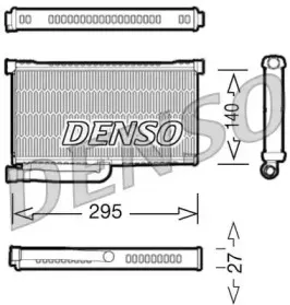 DRR02004 DENSO Теплообменник, отопление салона DRR02004 DENSO Теплообменник, отопление салона