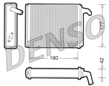 DRR09041 DENSO Теплообменник, отопление салона DRR09041 DENSO Теплообменник, отопление салона