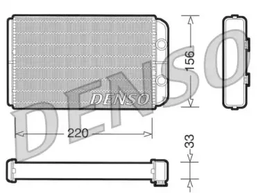 DRR09090 DENSO Теплообменник, отопление салона DRR09090 DENSO Теплообменник, отопление салона