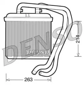 DRR12004 DENSO Теплообменник, отопление салона DRR12004 DENSO Теплообменник, отопление салона