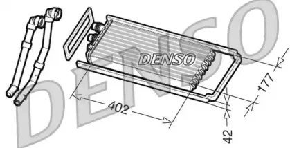 DRR12100 DENSO Теплообменник, отопление салона DRR12100 DENSO Теплообменник, отопление салона