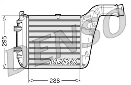 DIT02030 DENSO Интеркулер DIT02030 DENSO Интеркулер