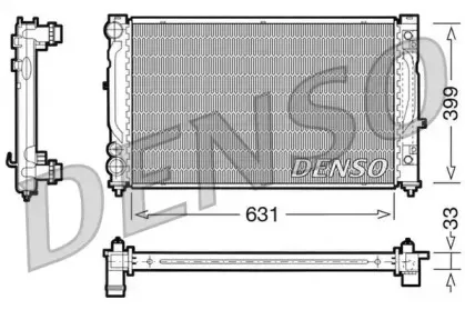 DRM02030 DENSO Радиатор, охлаждение двигателя DRM02030 DENSO Радиатор, охлаждение двигателя