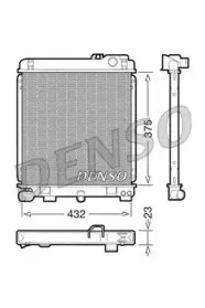 DRM05030 DENSO Радиатор, охлаждение двигателя DRM05030 DENSO Радиатор, охлаждение двигателя
