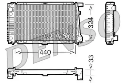 DRM05032 DENSO Радиатор, охлаждение двигателя DRM05032 DENSO Радиатор, охлаждение двигателя