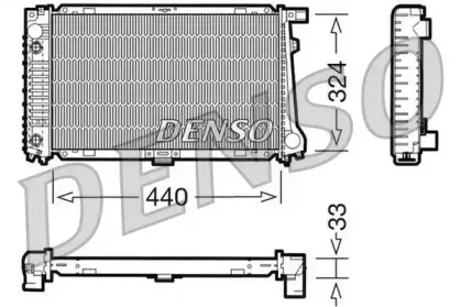 DRM05033 DENSO Радиатор, охлаждение двигателя DRM05033 DENSO Радиатор, охлаждение двигателя