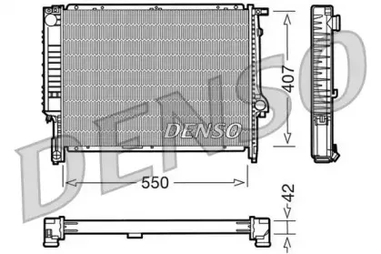DRM05039 DENSO Радиатор, охлаждение двигателя DRM05039 DENSO Радиатор, охлаждение двигателя