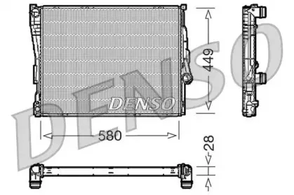 DRM05069 DENSO Радиатор, охлаждение двигателя DRM05069 DENSO Радиатор, охлаждение двигателя