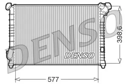 DRM05102 DENSO Радиатор, охлаждение двигателя DRM05102 DENSO Радиатор, охлаждение двигателя