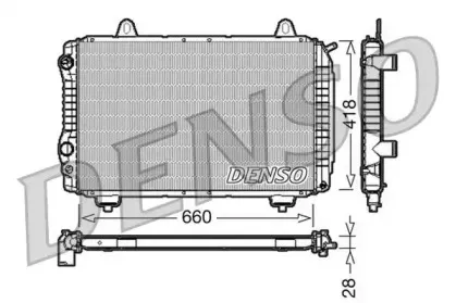 DRM09071 DENSO Радиатор, охлаждение двигателя DRM09071 DENSO Радиатор, охлаждение двигателя