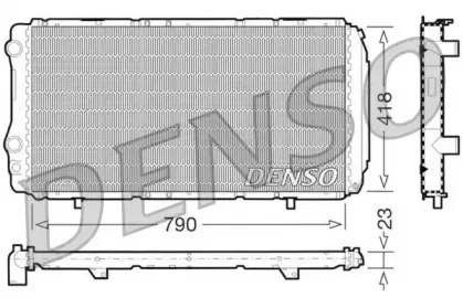 DRM09074 DENSO Радиатор, охлаждение двигателя DRM09074 DENSO Радиатор, охлаждение двигателя