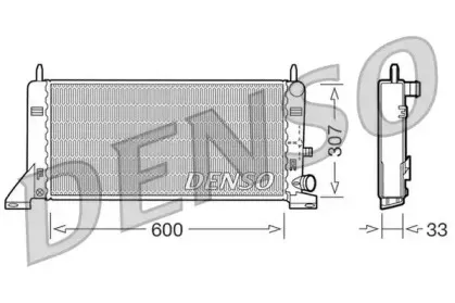 DRM10023 DENSO Радиатор, охлаждение двигателя DRM10023 DENSO Радиатор, охлаждение двигателя