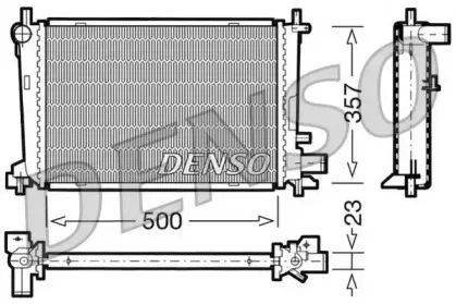 DRM10038 DENSO Радиатор, охлаждение двигателя DRM10038 DENSO Радиатор, охлаждение двигателя