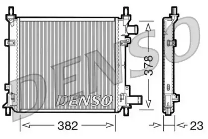 DRM10060 DENSO Радиатор, охлаждение двигателя DRM10060 DENSO Радиатор, охлаждение двигателя