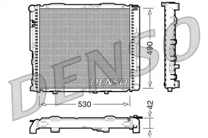 DRM17034 DENSO Радиатор, охлаждение двигателя DRM17034 DENSO Радиатор, охлаждение двигателя