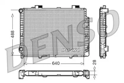 DRM17041 DENSO Радиатор, охлаждение двигателя DRM17041 DENSO Радиатор, охлаждение двигателя