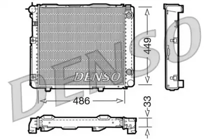 DRM17067 DENSO Радиатор, охлаждение двигателя DRM17067 DENSO Радиатор, охлаждение двигателя