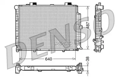 DRM17087 DENSO Радиатор, охлаждение двигателя DRM17087 DENSO Радиатор, охлаждение двигателя
