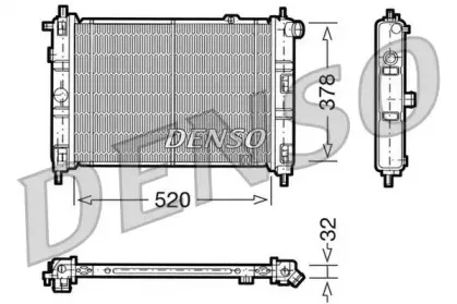 DRM20030 DENSO Радиатор, охлаждение двигателя DRM20030 DENSO Радиатор, охлаждение двигателя