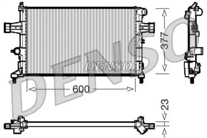 DRM20083 DENSO Радиатор, охлаждение двигателя DRM20083 DENSO Радиатор, охлаждение двигателя