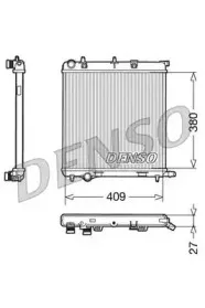 DRM21026 DENSO Радиатор, охлаждение двигателя DRM21026 DENSO Радиатор, охлаждение двигателя