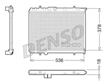 DRM21034 DENSO Радиатор, охлаждение двигателя DRM21034 DENSO Радиатор, охлаждение двигателя