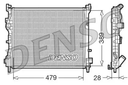 DRM23016 DENSO Радиатор, охлаждение двигателя DRM23016 DENSO Радиатор, охлаждение двигателя