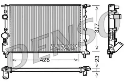 DRM23032 DENSO Радиатор, охлаждение двигателя DRM23032 DENSO Радиатор, охлаждение двигателя
