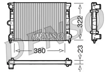 DRM32032 DENSO Радиатор, охлаждение двигателя DRM32032 DENSO Радиатор, охлаждение двигателя