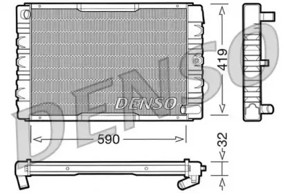 DRM33033 DENSO Радиатор, охлаждение двигателя DRM33033 DENSO Радиатор, охлаждение двигателя