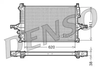 DRM33065 DENSO Радиатор, охлаждение двигателя DRM33065 DENSO Радиатор, охлаждение двигателя
