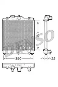 DRM40003 DENSO Радиатор, охлаждение двигателя DRM40003 DENSO Радиатор, охлаждение двигателя
