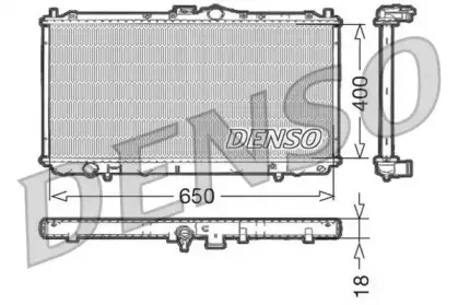 DRM45010 DENSO Радиатор, охлаждение двигателя DRM45010 DENSO Радиатор, охлаждение двигателя