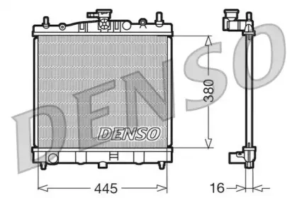 DRM46002 DENSO Радиатор, охлаждение двигателя DRM46002 DENSO Радиатор, охлаждение двигателя