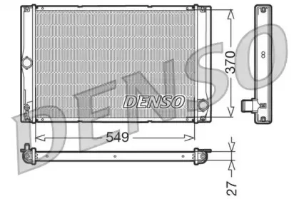 DRM50023 DENSO Радиатор, охлаждение двигателя DRM50023 DENSO Радиатор, охлаждение двигателя