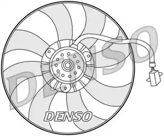 DER32007 DENSO Вентилятор, охлаждение двигателя DER32007 DENSO Вентилятор, охлаждение двигателя